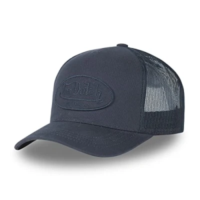 Image of Von Dutch Men&#039;s &amp; Women&#039;s Adjustable Cap, Original and Comfortable Trucker Blue, One Size