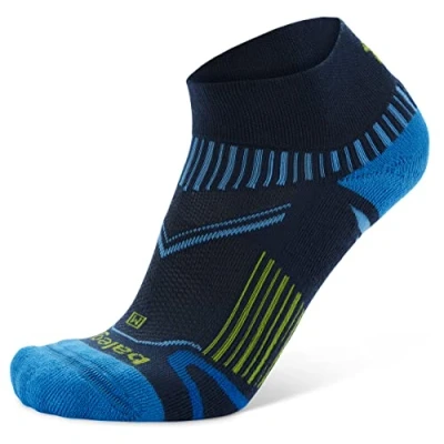 Image of Balega Enduro Arch Support Performance Quarter Athletic Running Socks for Men and Women (1 Pair), Legion Blue, Large