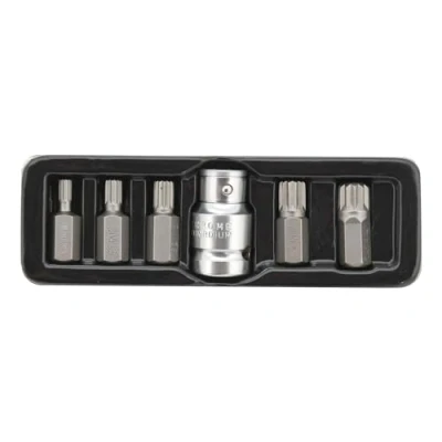 Image of Yato YT Professional Spline Bits Set 6 Pcs 1/2 Inch Adaptor (YT 0414)