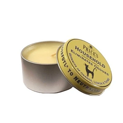 Image of Prices Fresh Air Household Pet Tin Candle