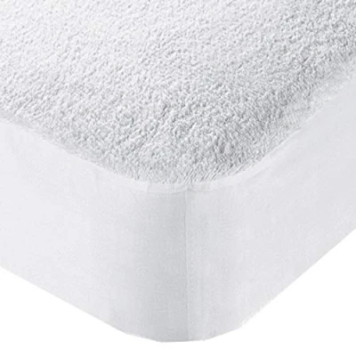 Image of Olivia Rocco Waterproof Mattress Protector Terry Towel Breathable Non allergenic Fitted Bed Sheet (Double)