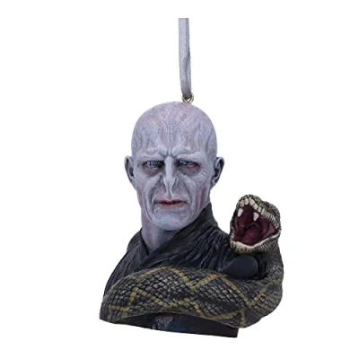 Image of Nemesis Now Harry Potter Voldemort Hanging Ornament, Multi Coloured, 8.5cm