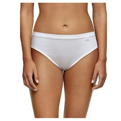 Image of Chantelle Women&#039;s Cotton Comfort High Cut Brief, White, Large