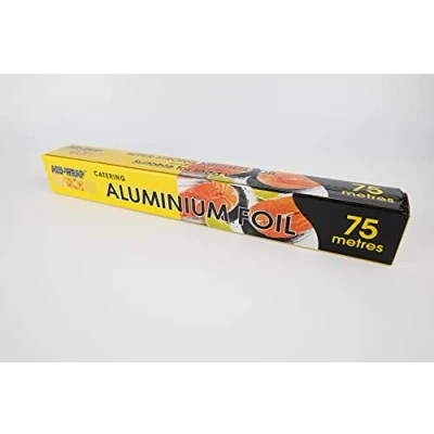 Image of Aluminium Kitchen Catering Foil 300mm x 75m with Inbuilt Cutter (ALU WRAP)