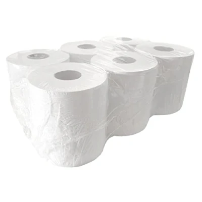 Image of IDEAL 365, White Paper Rolls 6 x 2 Ply Embossed Centre Feed Roll Towels