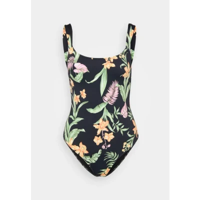 Image of Roxy Beach Classics ONE Piece Swimsuit, Women&#039;s, Size: Medium, Anthracite