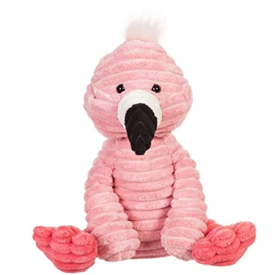 Image of Apricot Lamb Soft Toys Plush Corduroy Flamingo Stuffed Animal Cuddly Perfect for Child (Corduroy Flamingo, 8.5 Inches)
