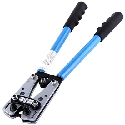 Image of Crimp Plier, Aramox Professional 6 50mm² Plug Plier Hex Crimper Crimping Tool Battery Cable Lug Wiring Harness