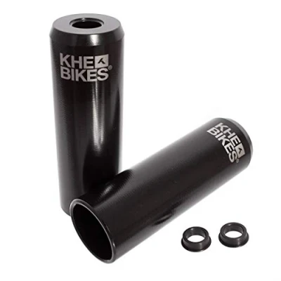 Image of KHE, CNC, PRO, BMX Pegs for 10 mm and 14 axial thread black pair, W106