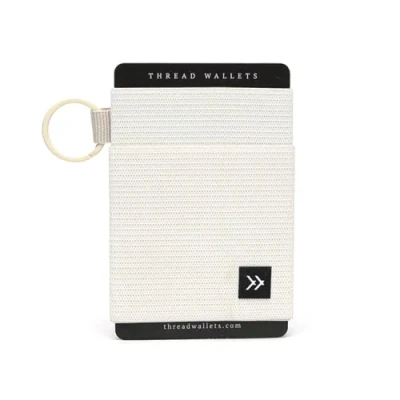 Image of Thread Wallets Slim Minimalist Wallet Front Pocket Credit Card Holder (one Size, Off White)
