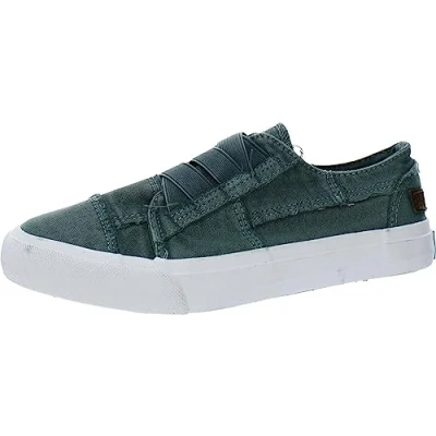 Image of Blowfish Malibu Women&#039;s Marley Sneaker, Sea Foam Color Washed Canvas, 5 UK