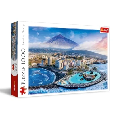 Image of Trefl View of Tenerife 1000 Piece Jigsaw Puzzles for Adults &amp; Children Aged 12+ Canary Islands Spain Puzzle
