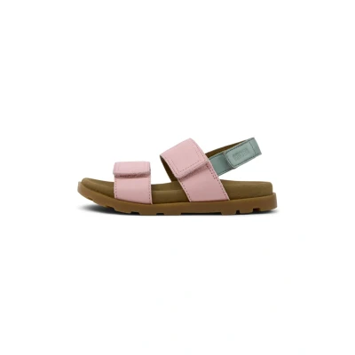 Image of Camper Brutus Sandals for kids, Size: 10K, Rosa grün Leather