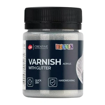 Image of Decola Acrylic Varnish with Glitter Effect 50 ml Paints by Neva Palette