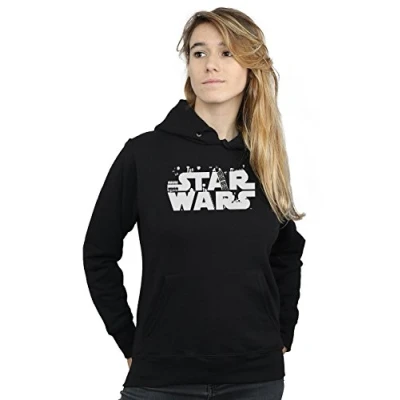 Image of Star Wars Women&#039;s Minimalist Logo Hoodie Black Small