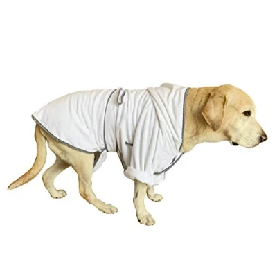 Image of Pet Pajamas,Dog Bathrobe Super Absorbent Quick Drying Clothes For Medium Dogs Large