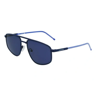 Image of Lacoste Aviator Mens Matte Blue L254S Metal One Size