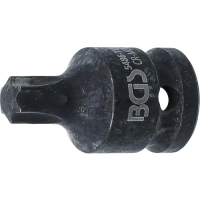 Image of BGS 5486 T55 Impact Bit Socket length 42 mm 12.5 (1/2&quot;) Drive T Star (for Torx)