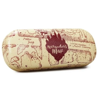 Image of Harry Potter Half Moon Bay Hard Glasses Case Gifts &amp; for Book Lovers Women Kids Accessories Lover Marauders Map