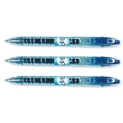 Image of Pilot Begreen Recycled Retractable Ballpoint 0.7 mm Tip (Box of 10) Blue