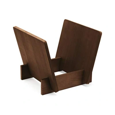 Image of Dynavox LP Stand ST40 Dark Brown Pine Vinyl Record Storage Box Holds up to 40 LP&#039;s and Singles