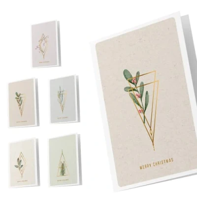 Image of Unicef Pack of 10 Christmas Cards,Elegant Nature