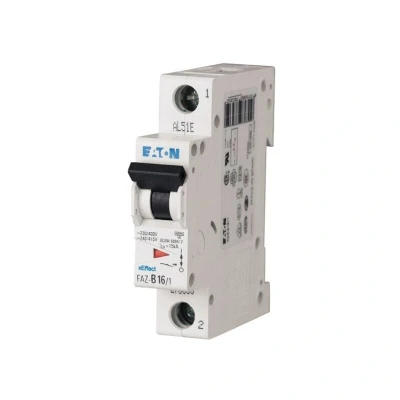 Image of Eaton FAZ C32/1 MCB 32A C Type SP 15KA