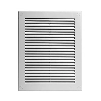 Image of Air Vent Grille with Fly Screen Ventilation Duct Cover 4&quot; 6&quot; 8&quot; 10&quot; 12&quot; White (200mm x 250mm)