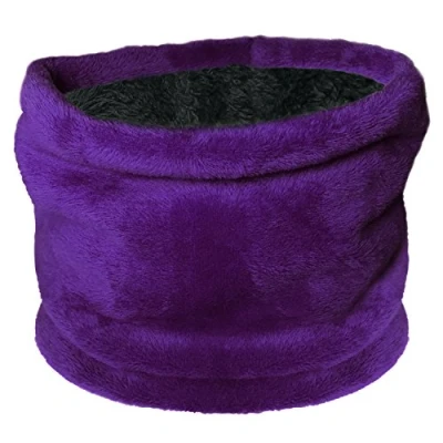 Image of ROCKJOCK by PARIELLA KID&#039;S ULTRA SNUG FLEECE NECK WARMER/HEAD GEAR PURPLE