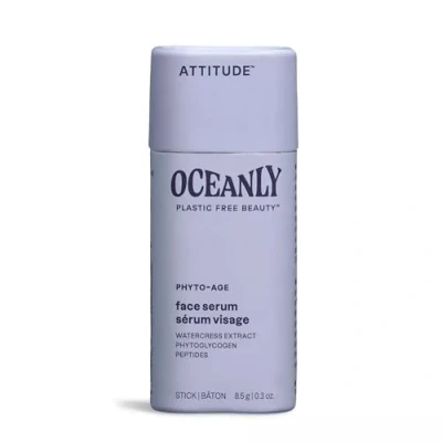 Image of ATTITUDE Oceanly Face Serum Stick, EWG Verified, Plastic free, Plant and Mineral Based Ingredients, Vegan Skin Care Products, PHYTO AGE, Unscented, 8.5 grams
