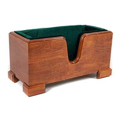 Image of GEWA cello stand, stand for cello, suitable all sizes, wood with velvet lining