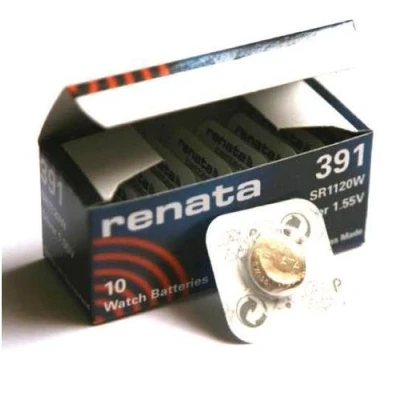 Image of 1 x Renata 391 Swiss Made Lithium Coin Cell Battery SR1120W