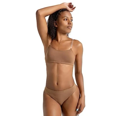 Image of Capezio Women&#039;s Camisole Bra w/BraTek Size X Small, Mocha