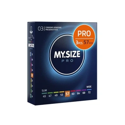 Image of MY.SIZE PRO Condom Size 4, 57 mm, Large, 3 Condoms Perfect fit and a Suitable for Everybody