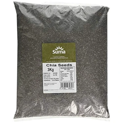 Image of Suma Bagged Down Chia Seeds 3 kg