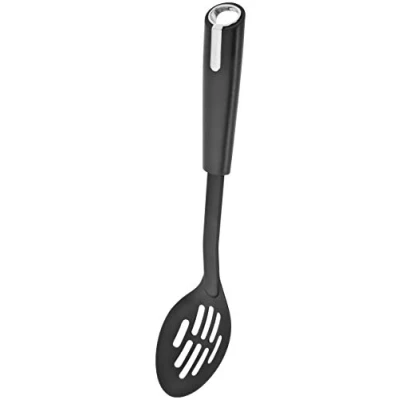 Image of Judge Satin Black Nylon End Slotted Spoon