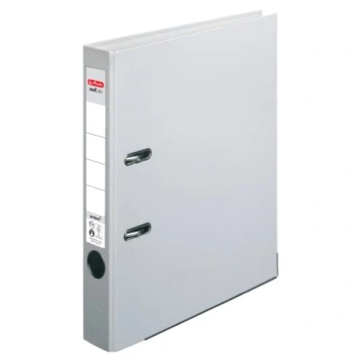 Image of Herlitz max. File Protect A4 5 cm with Slip in Spine Label 5450309 Folder Red Grey