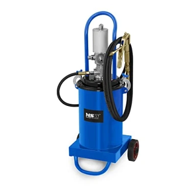 Image of MSW Pneumatic Grease Pump 12 L Portable Injector Gun Lubricant Oil Compressor Air Dispenser PRO G (Pump Pressure 240 320 Bar, 4m Hose, Compression Ration 40:1)