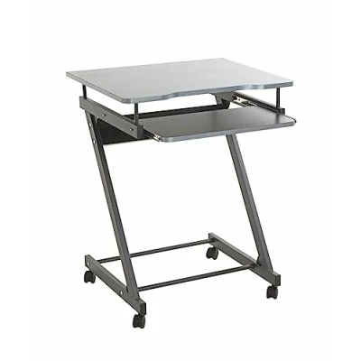 Image of HAKU Mobel Pc Desk Anthracite, Mdf, Metal Size: W 60 cm X H 75 D 49 cm, Style: Modern