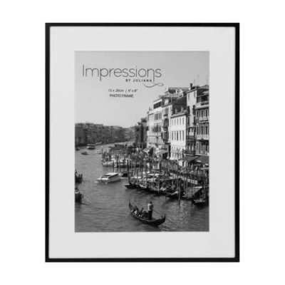 Image of Impressions Photo Frame Black 6&quot;x8&quot;