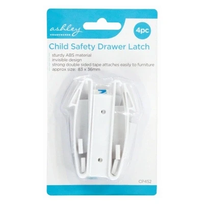 Image of 4x Child Safety Drawer Latches By Ashley