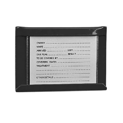 Image of Stubbs Stud Card Holder Small Black Black,