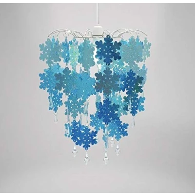 Image of COUNTRY CLUB Easy Fit Universal Gem Crystal Snowflake Light Decoration Ceiling Lamp Chandelier Pendant