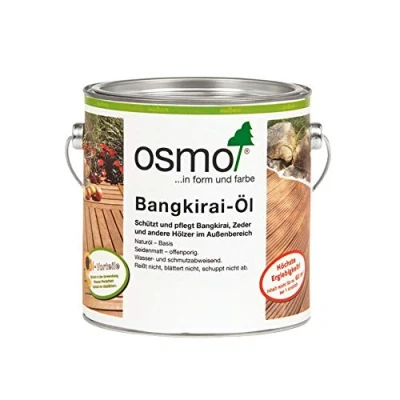 Image of Osmo 006 Bangkirai Decking &amp; Furniture Oil Wood Oil. Protects, Maintains Beautifies. 2.5 Litres