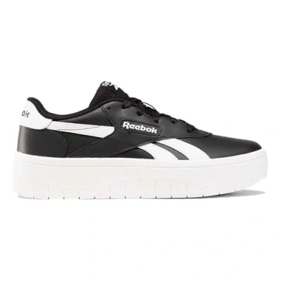 Image of Reebok Women&#039;s Court Advance Surge Sneaker, Black/White/Black, 2.5 UK