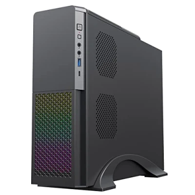 Image of OCHW S015B RGB Ultra Fast School Home Office PC Desktop Computer AMD Athlon 3000G Dual Core ATI Radeon HD Vega 3 Graphics USB 3.0 120GB SSD 8GB DDR4 Wifi Windows 11