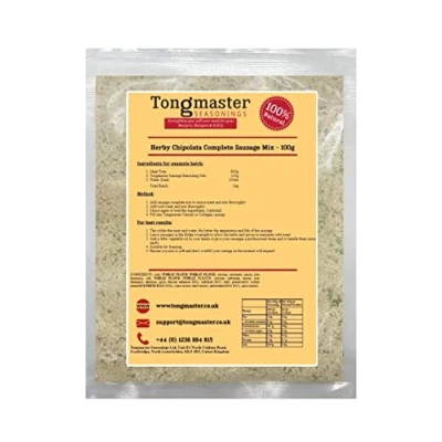 Image of Herby Chipolata Complete Sausage Mix 100g