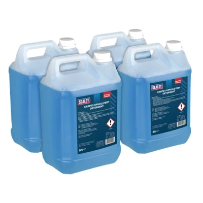 Image of Sealey Carpet/Upholstery Detergent 5L Pack of 4