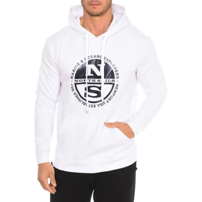 Image of North Sails Mens Hoodie 9022980 man White Size 2XL