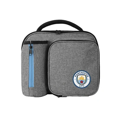 Image of FOCO Official Manchester City FC Football Lunch Bag with Bottle Holder